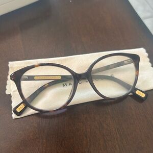 Marc Jacobs Brown Tortoise Oversized Optical Frames